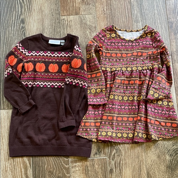 The Children's Place Other - 2 fall pumpkin the children’s place dresses 3t